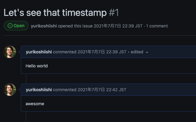 Github Exact Time chrome谷歌浏览器插件_扩展第1张截图