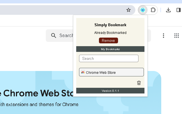 Bookmark Saver chrome谷歌浏览器插件_扩展第2张截图