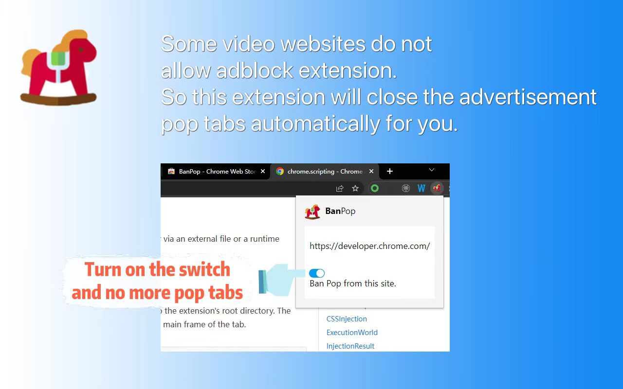 BanPop chrome谷歌浏览器插件_扩展第1张截图