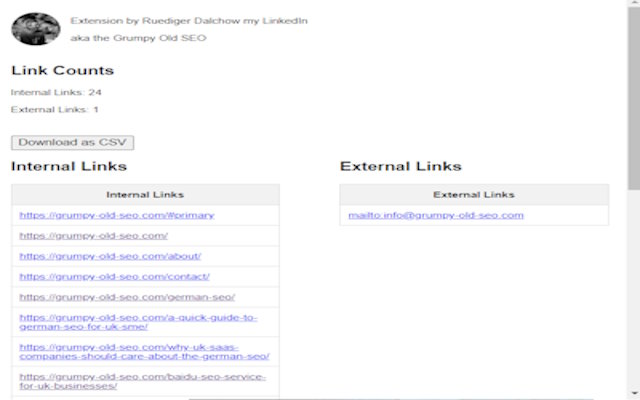 Link Scraper 2.0 chrome谷歌浏览器插件_扩展第1张截图