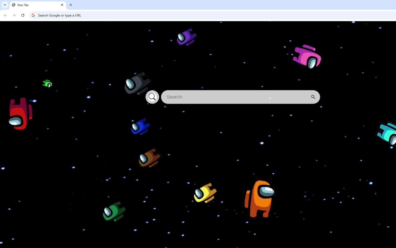 Among Us Space Live Wallpaper chrome谷歌浏览器插件_扩展第1张截图