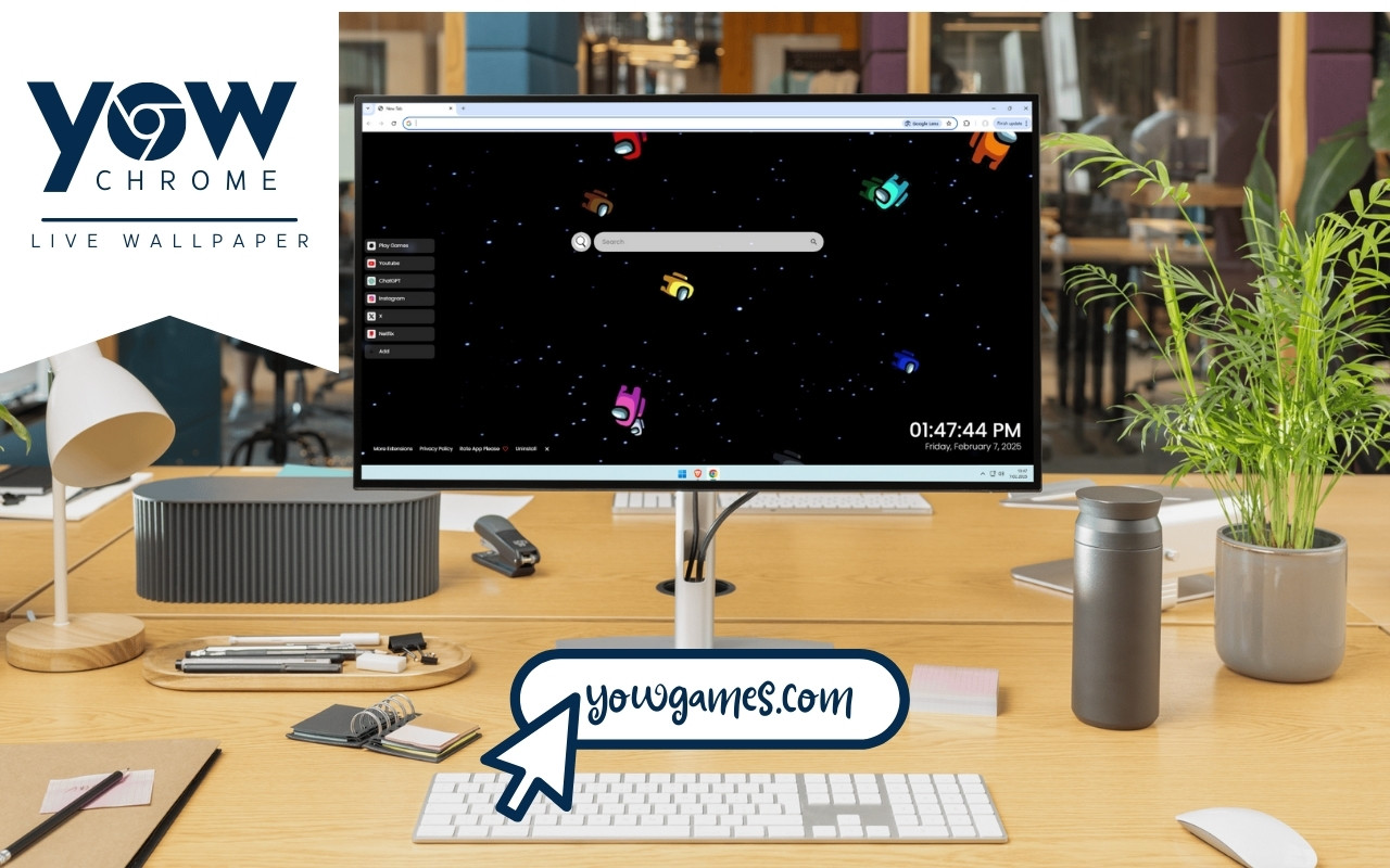 Among Us Space Live Wallpaper chrome谷歌浏览器插件_扩展第3张截图