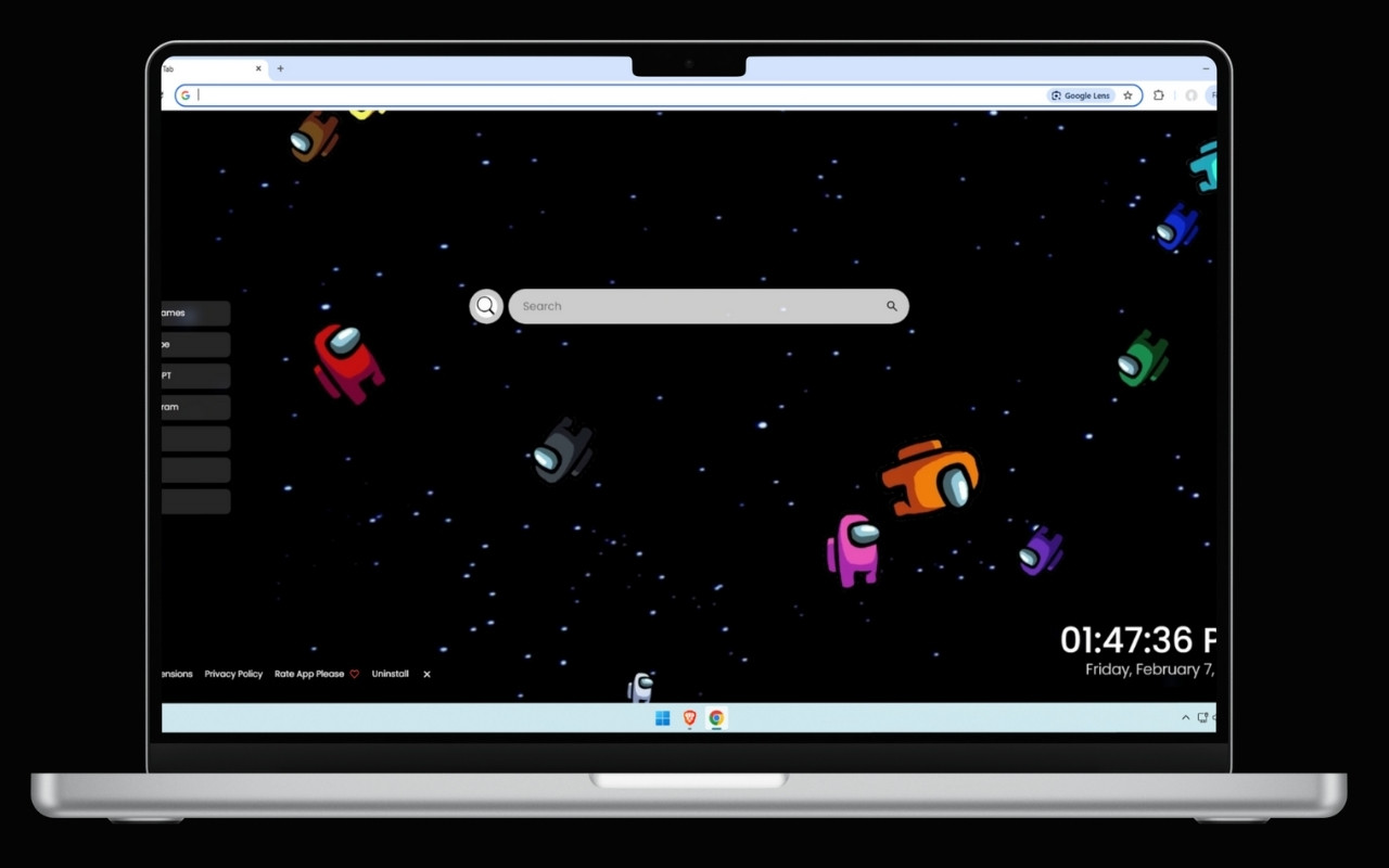 Among Us Space Live Wallpaper chrome谷歌浏览器插件_扩展第4张截图
