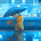 Bring the charm of Pikachu to life with this rainy train station