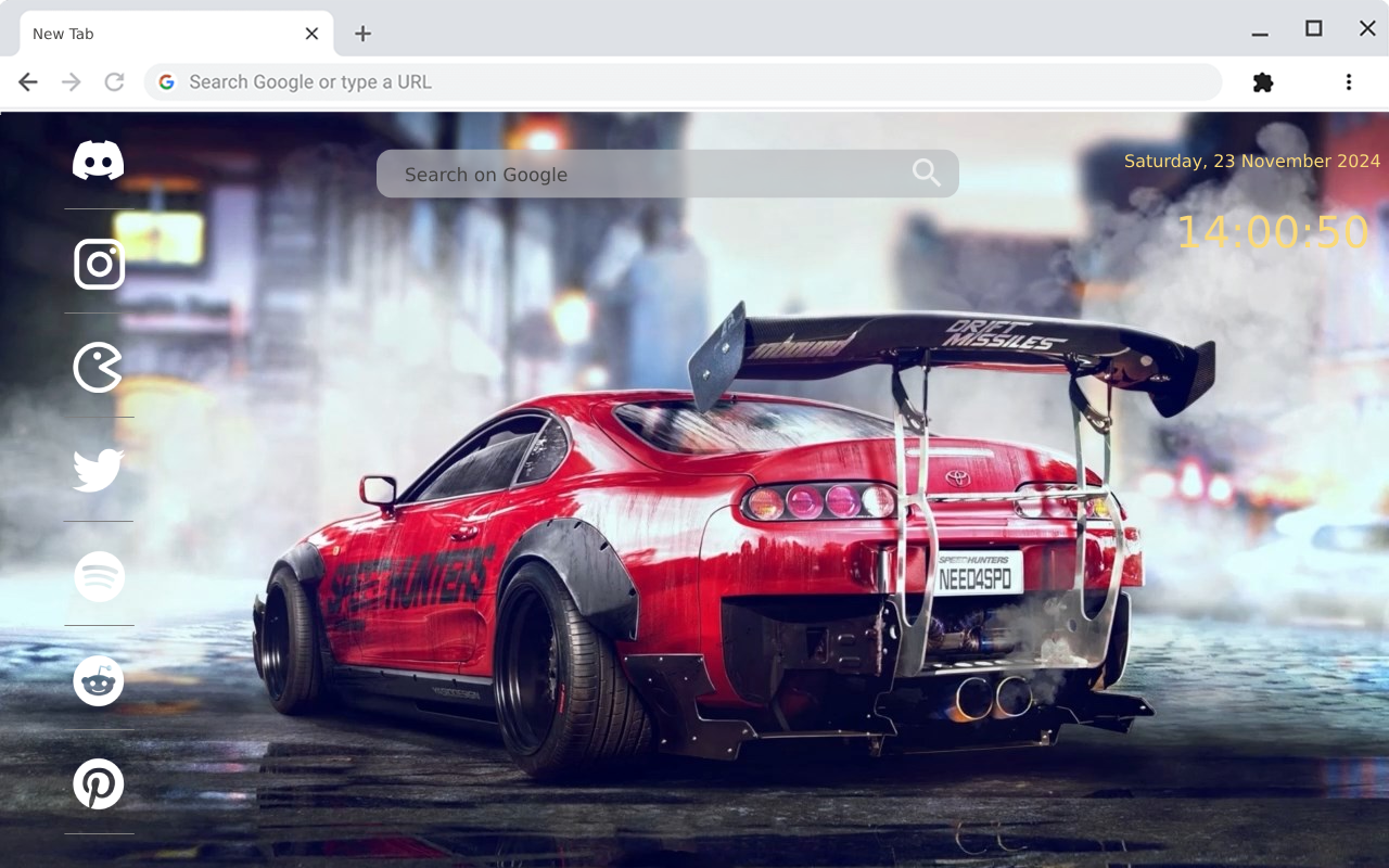 Rev up your browsing with the Red Toyota Supra Chrome extension. chrome谷歌浏览器插件_扩展第1张截图