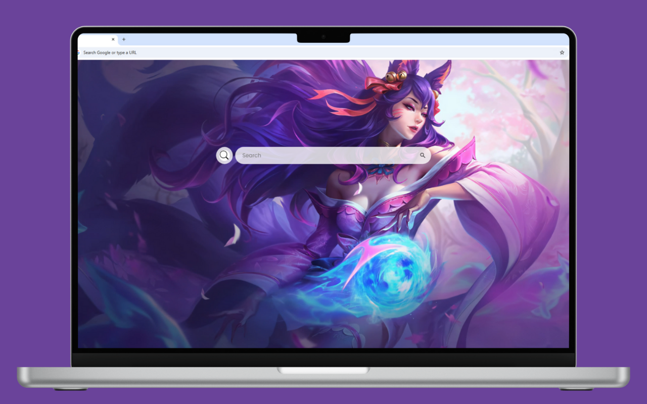 League of Legends Ahri Live Wallpaper chrome谷歌浏览器插件_扩展第1张截图