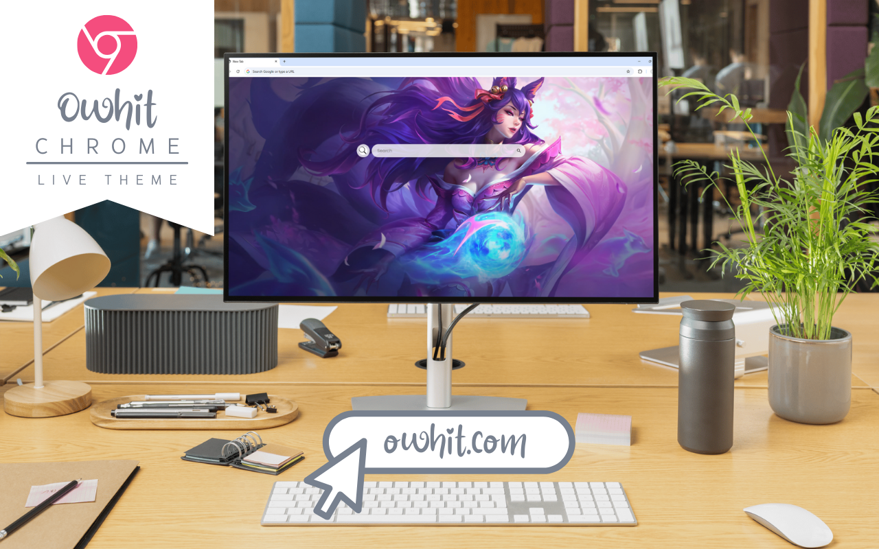 League of Legends Ahri Live Wallpaper chrome谷歌浏览器插件_扩展第3张截图