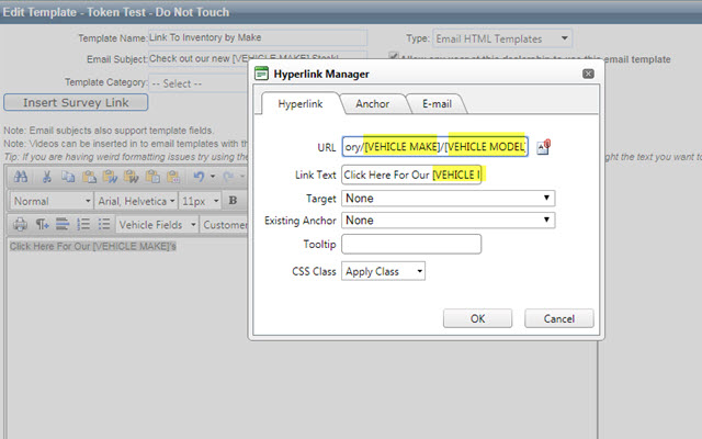 VinSolutions Token Support in Template Links chrome谷歌浏览器插件_扩展第1张截图