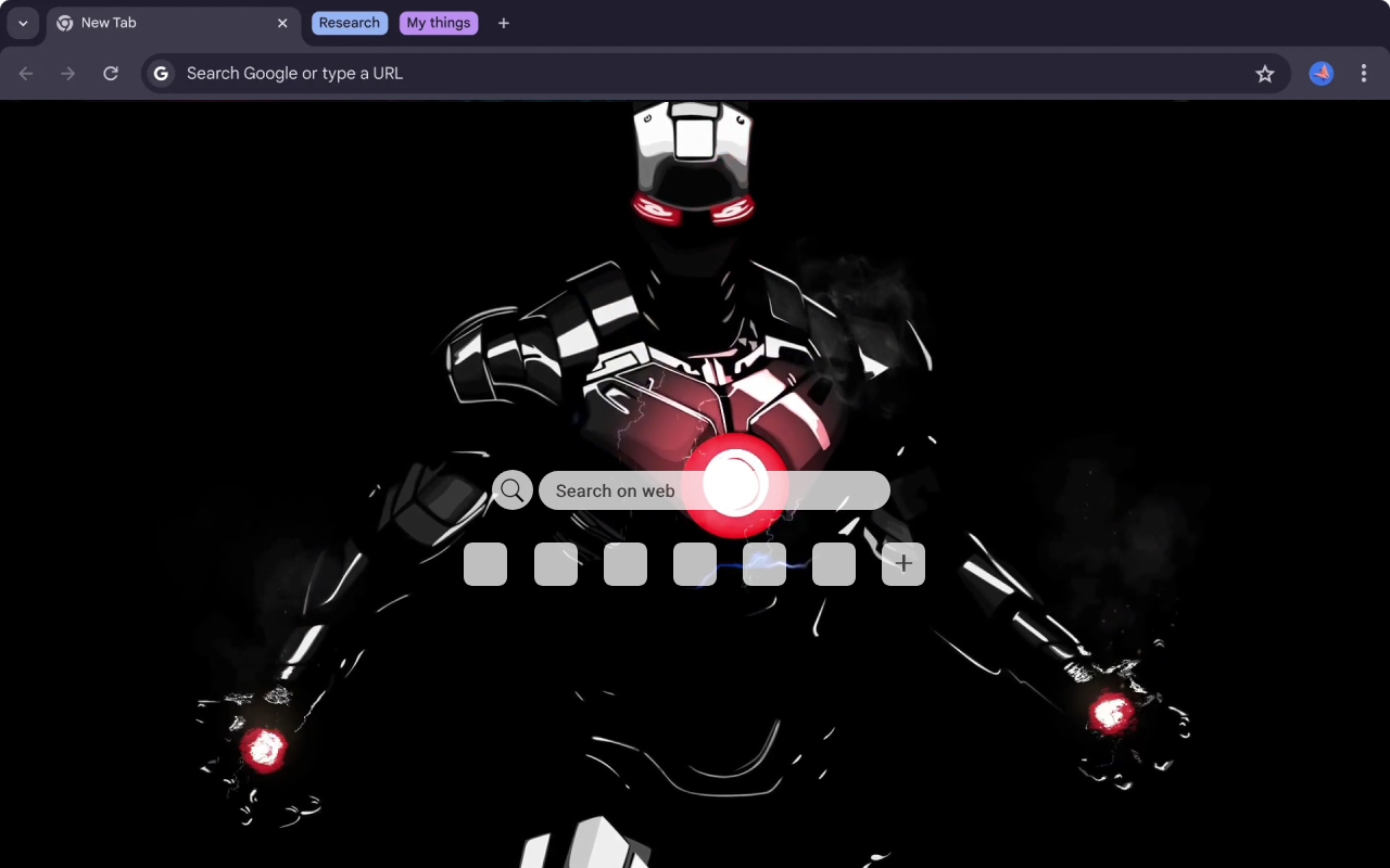 Black Ironman Live Wallpaper chrome谷歌浏览器插件_扩展第2张截图
