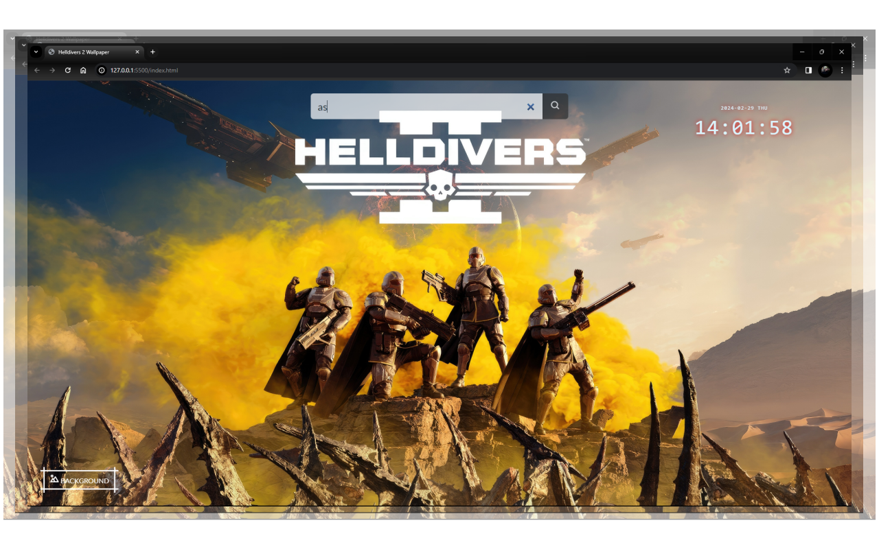 Helldivers 2 New Tab chrome谷歌浏览器插件_扩展第3张截图