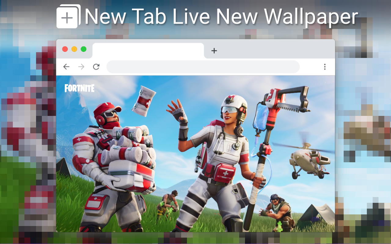 Fortnite Medic Live Wallpaper Gameograf chrome谷歌浏览器插件_扩展第3张截图