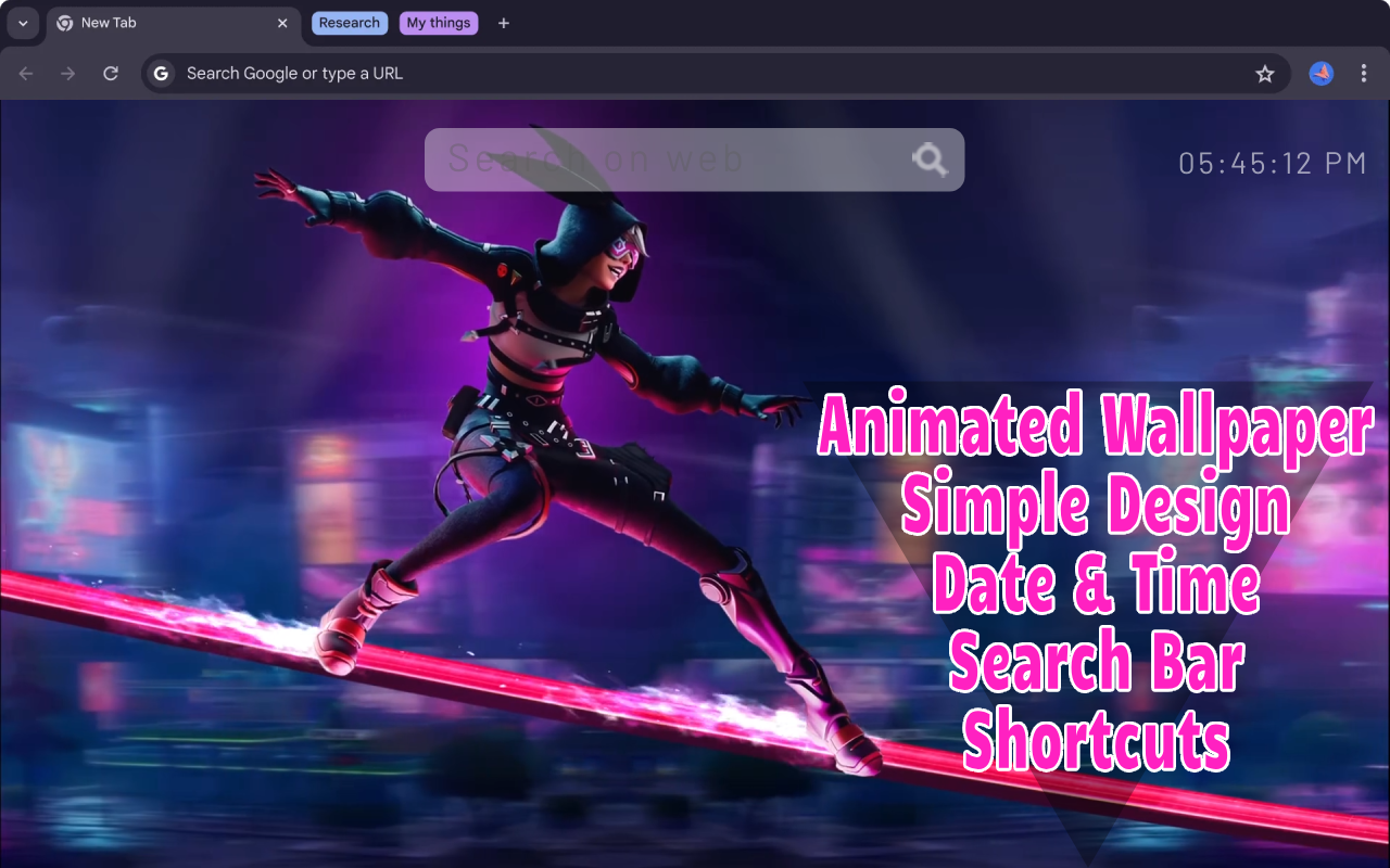 Fortnite Highwire Live Wallpaper chrome谷歌浏览器插件_扩展第1张截图