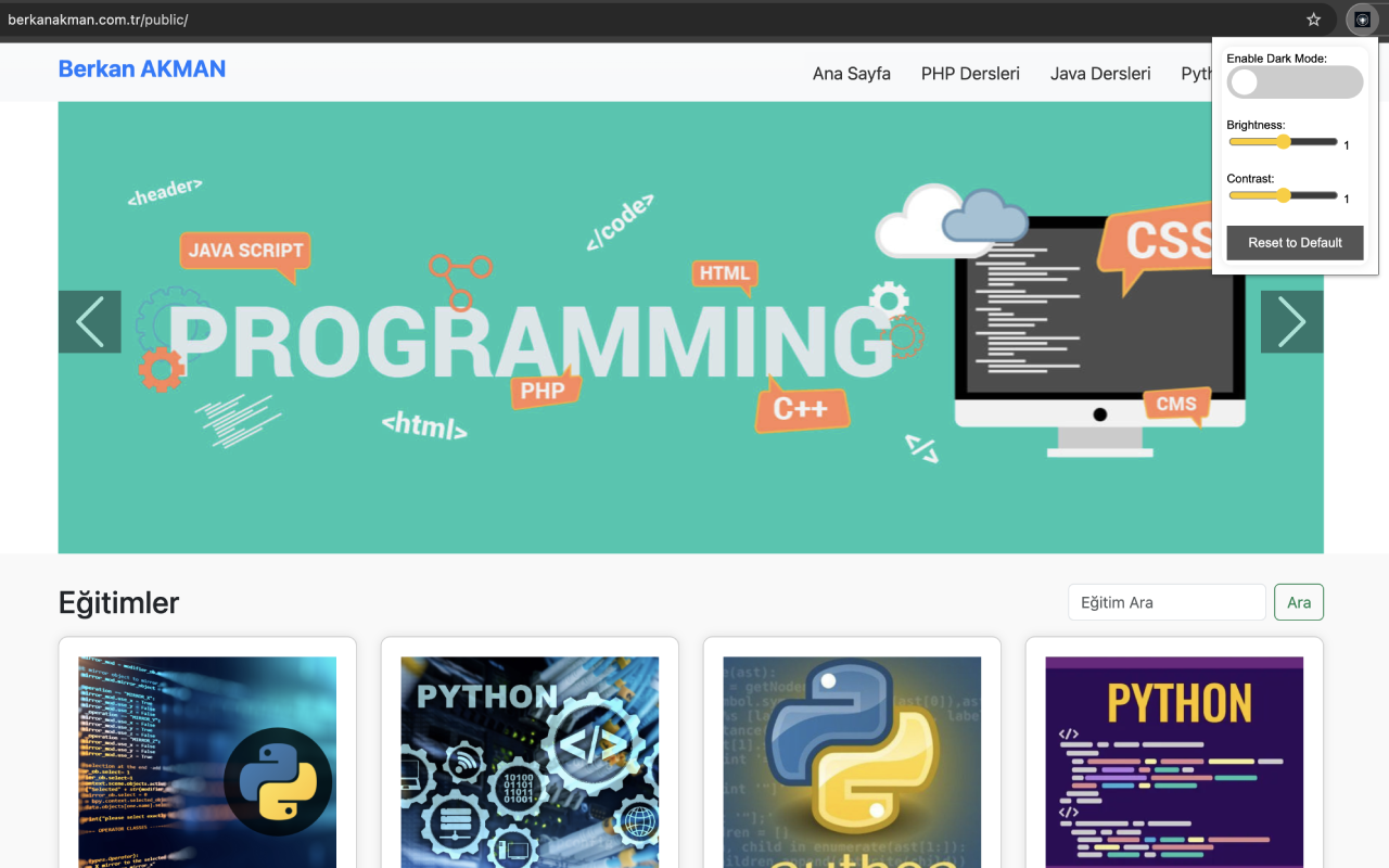Dark/Light Mode Switcher chrome谷歌浏览器插件_扩展第2张截图