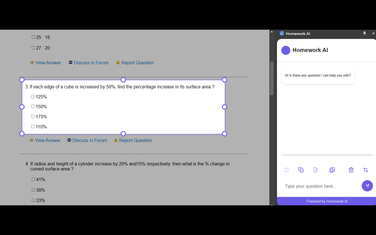 Homework AI chrome谷歌浏览器插件_扩展第1张截图