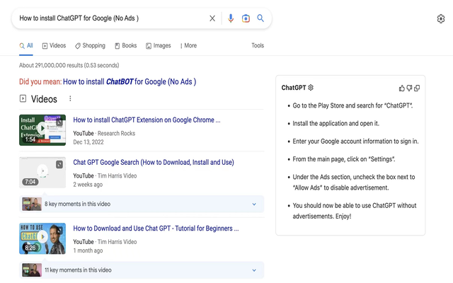 ChatGPT For Chrome - ChatGPT assistant chrome谷歌浏览器插件_扩展第1张截图