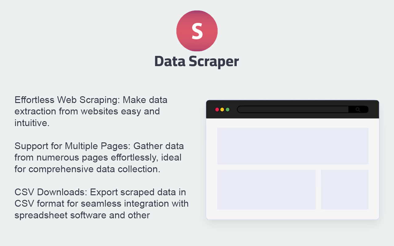 Data Scraper chrome谷歌浏览器插件_扩展第1张截图