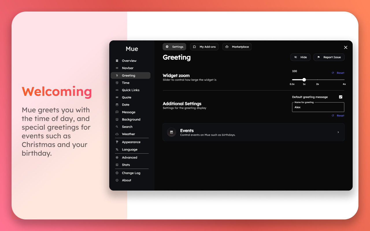 Mue chrome谷歌浏览器插件_扩展第5张截图