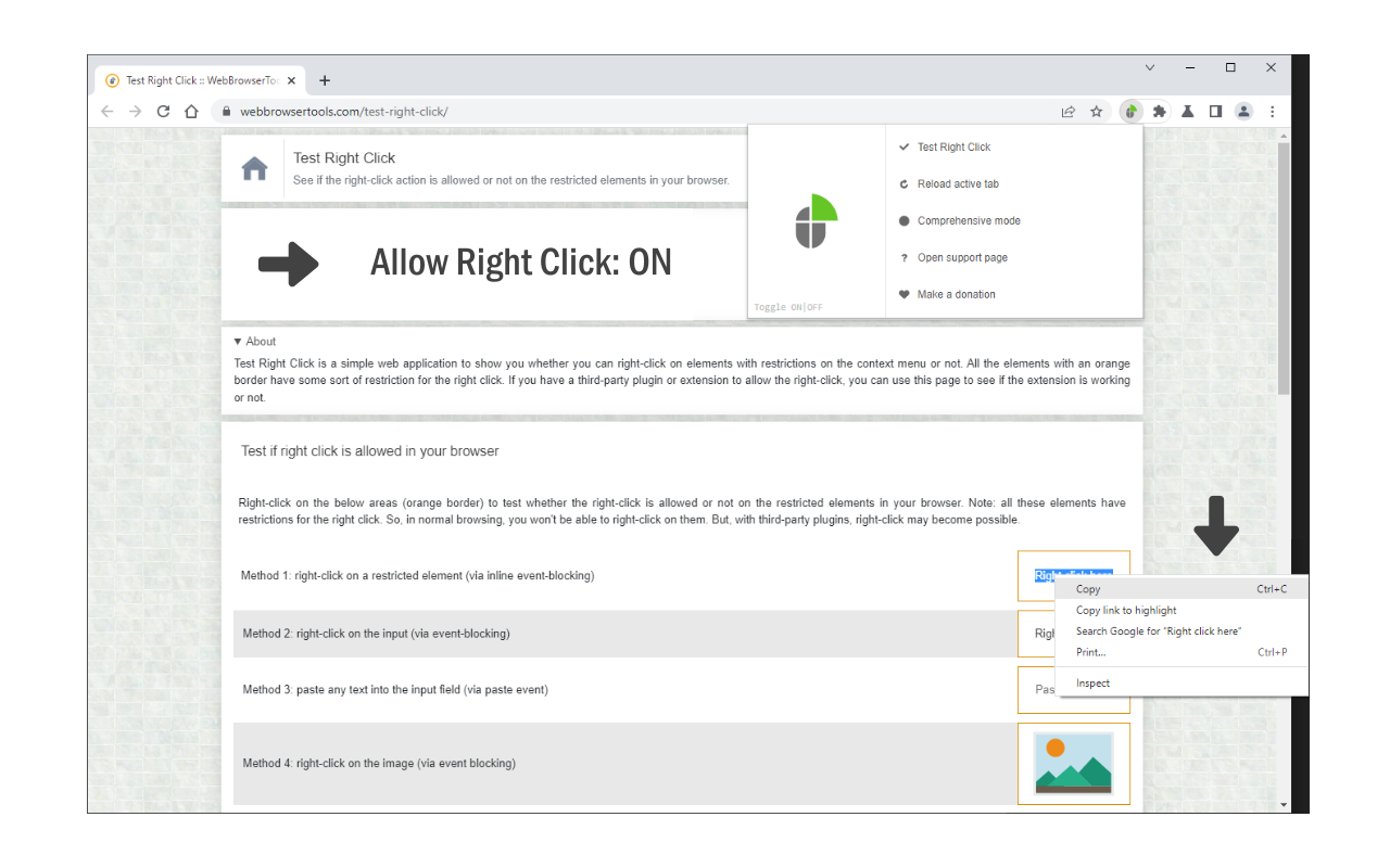 Allow Right Click chrome谷歌浏览器插件_扩展第1张截图