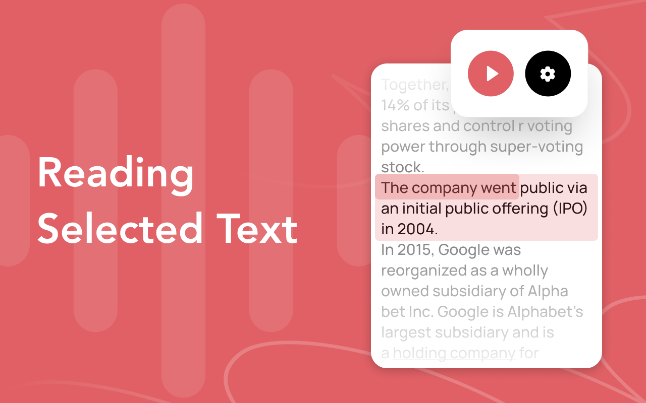 文本转语音 — Text to Speech Extension chrome谷歌浏览器插件_扩展第1张截图