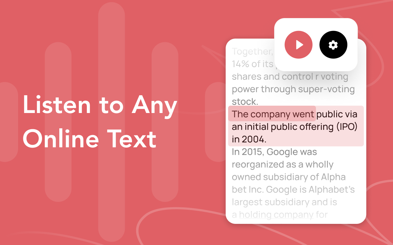 文本转语音 — Text to Speech Extension chrome谷歌浏览器插件_扩展第2张截图