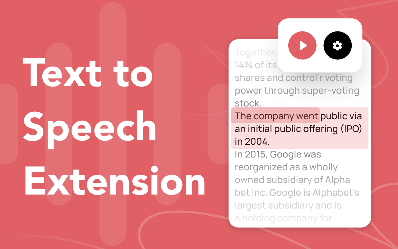 文本转语音 — Text to Speech Extension chrome谷歌浏览器插件_扩展第3张截图