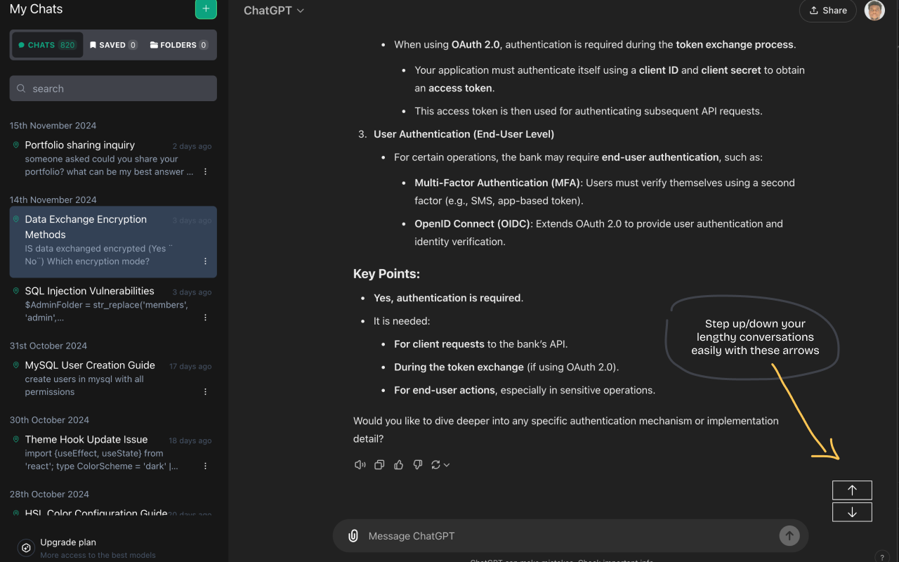 LeonidasGPT: Organize ChatGPT, Deepseek Conversations into Folders & More chrome谷歌浏览器插件_扩展第4张截图