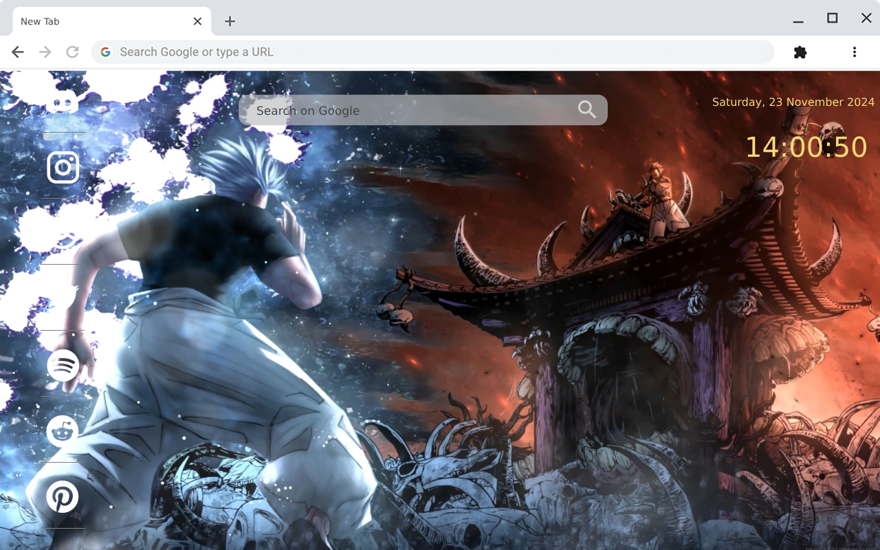 Live Wallpaper: Gojo Vs Sukuna Domain Clash - Jujutsu Kaisen chrome谷歌浏览器插件_扩展第1张截图