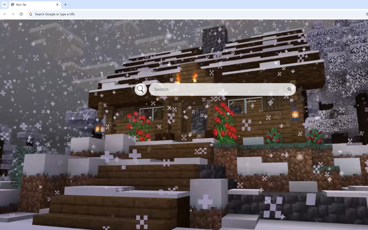 Christmas in Minecraft Live Wallpaper chrome谷歌浏览器插件_扩展第3张截图