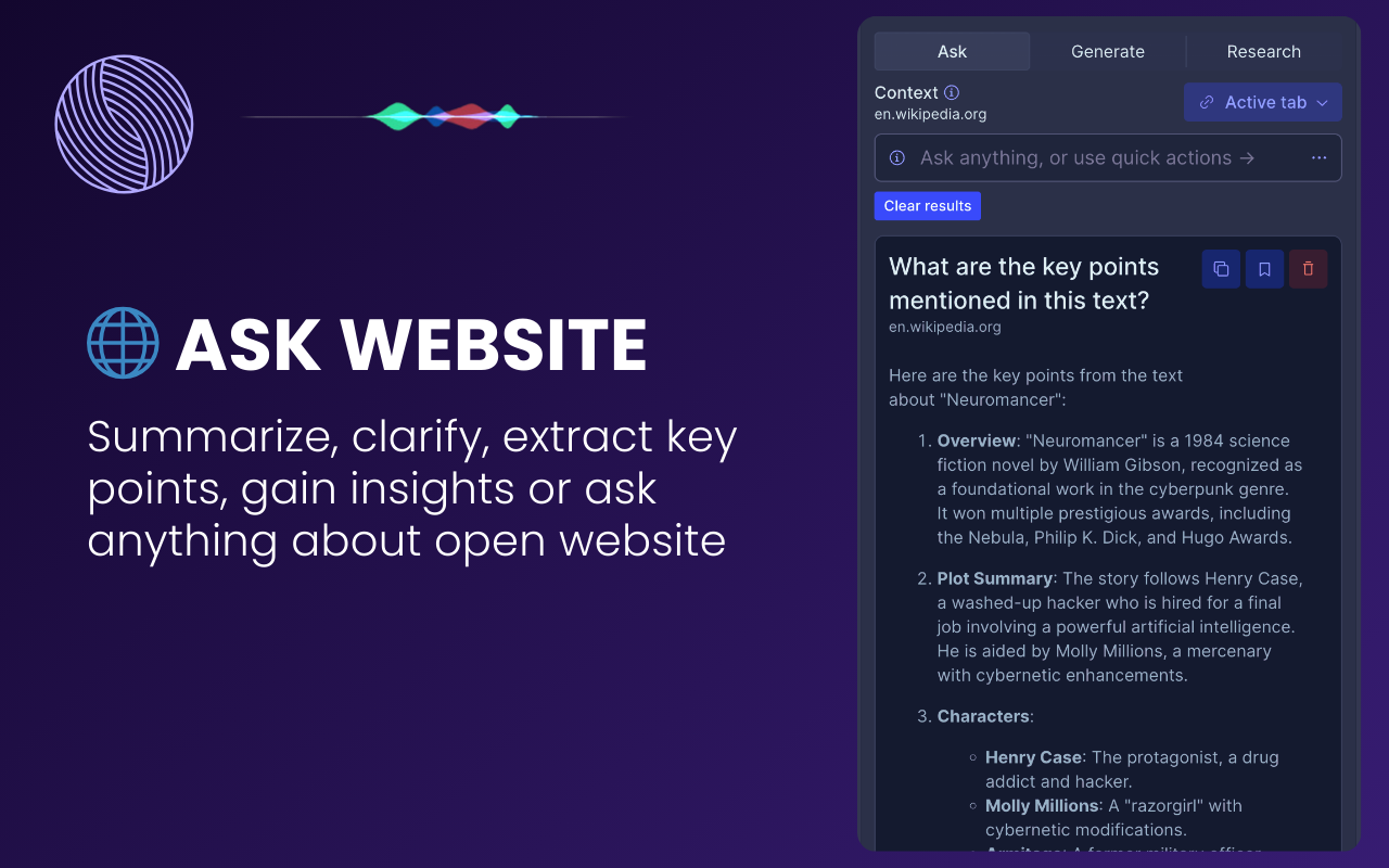 Wintermute: AI Web Companion chrome谷歌浏览器插件_扩展第5张截图