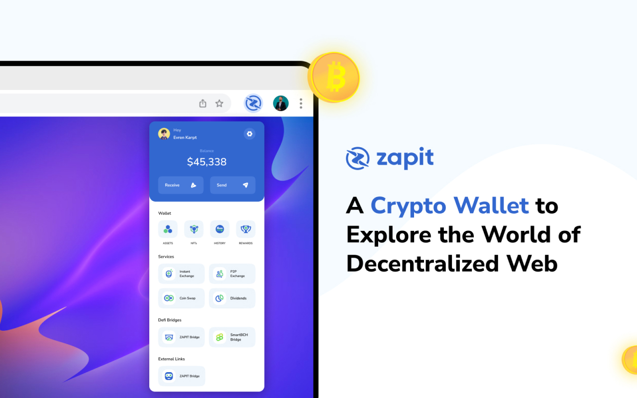 Zapit: Crypto Wallet & P2P Exchange chrome谷歌浏览器插件_扩展第2张截图