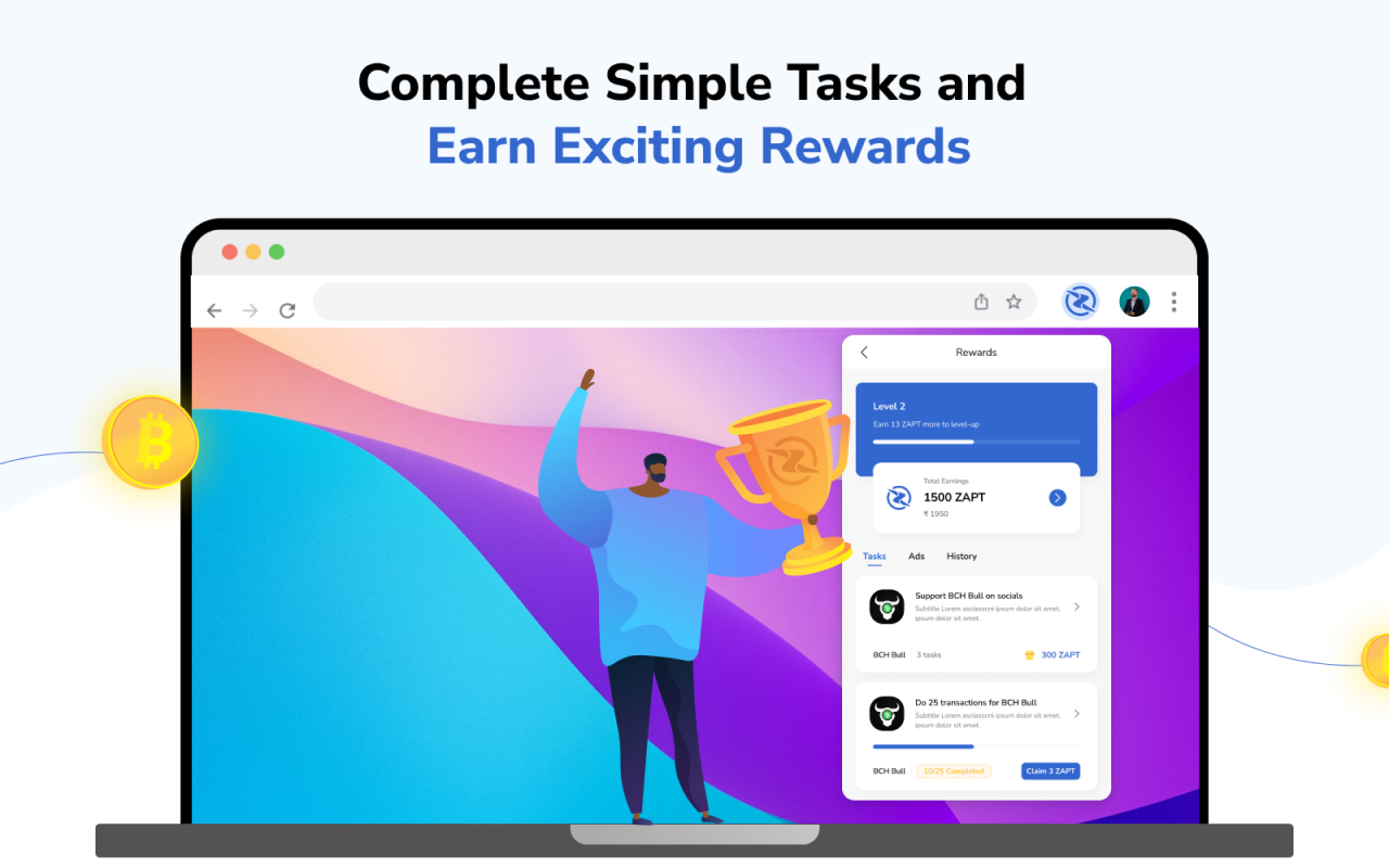 Zapit: Crypto Wallet & P2P Exchange chrome谷歌浏览器插件_扩展第5张截图