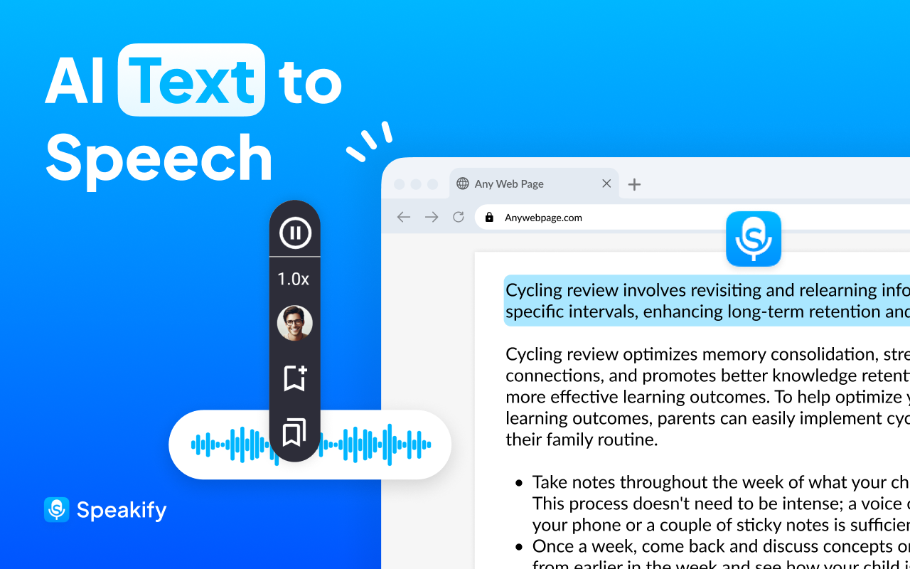 Speakify - AI Text to Speech chrome谷歌浏览器插件_扩展第4张截图