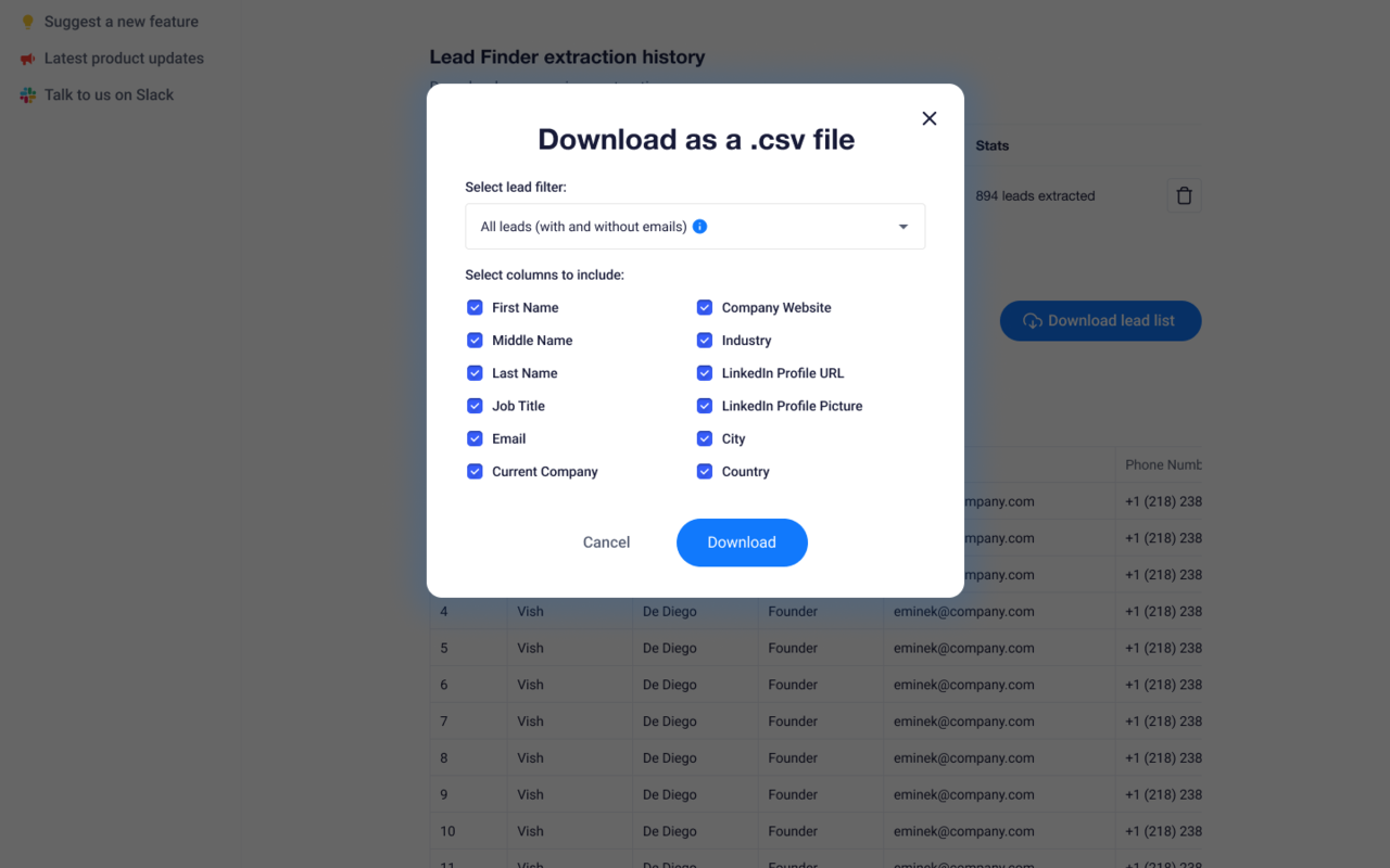Lead Finder by Emailchaser chrome谷歌浏览器插件_扩展第5张截图