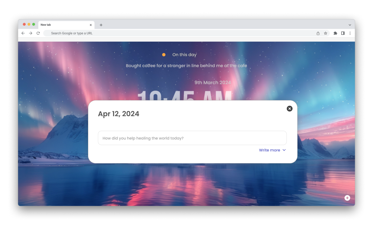DeedDiary – Good Deeds Journal & Positivity Tracker chrome谷歌浏览器插件_扩展第1张截图