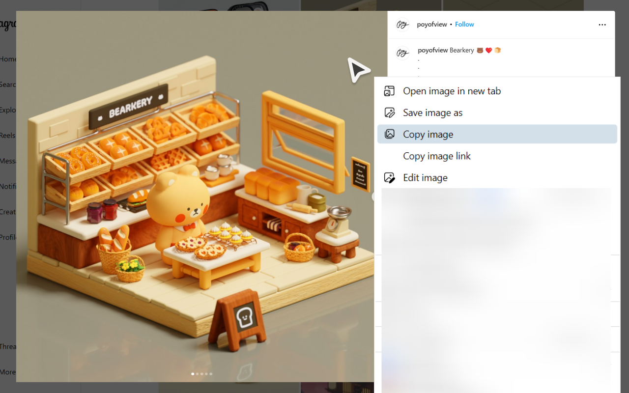 Copy Instagram Images chrome谷歌浏览器插件_扩展第1张截图