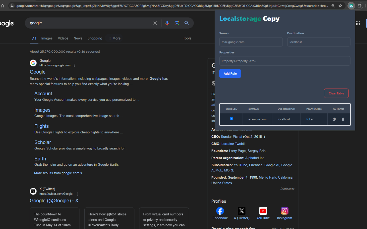 Localstorage copy chrome谷歌浏览器插件_扩展第1张截图