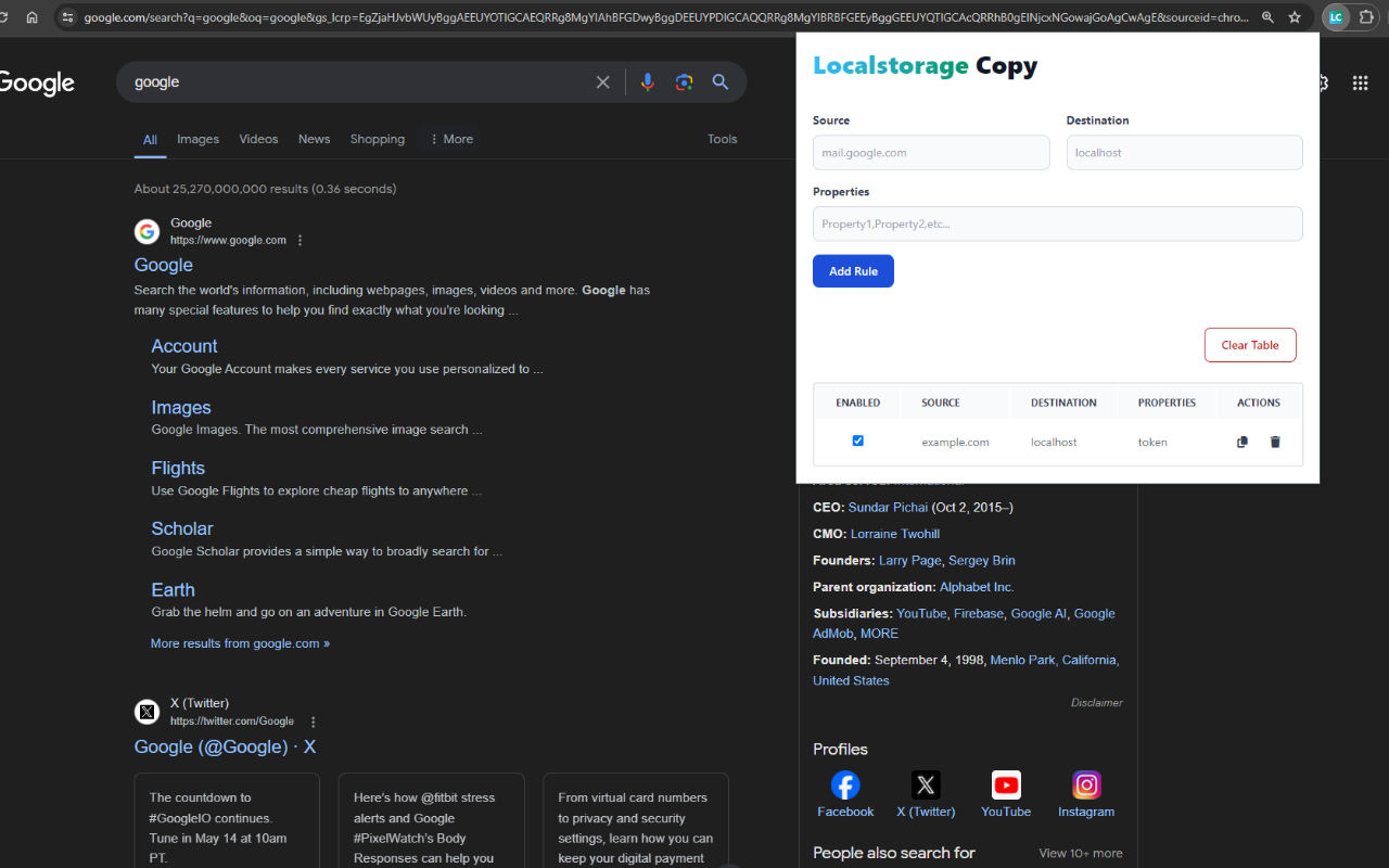 Localstorage copy chrome谷歌浏览器插件_扩展第2张截图