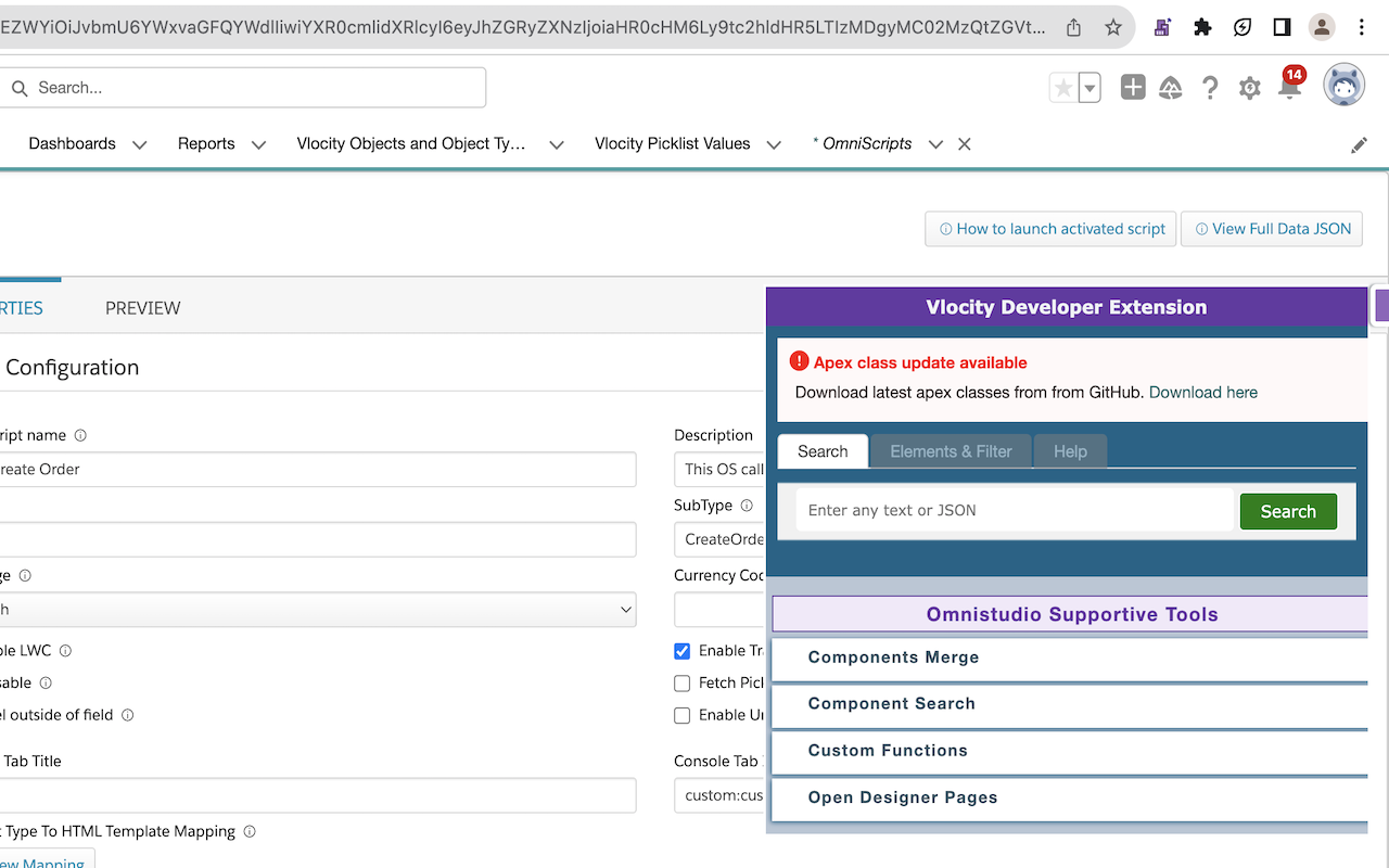 Vlocity Developer Extension chrome谷歌浏览器插件_扩展第2张截图