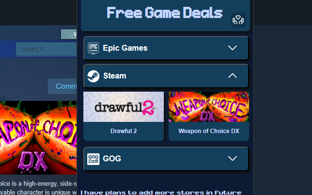 Free Game Deals chrome谷歌浏览器插件_扩展第3张截图