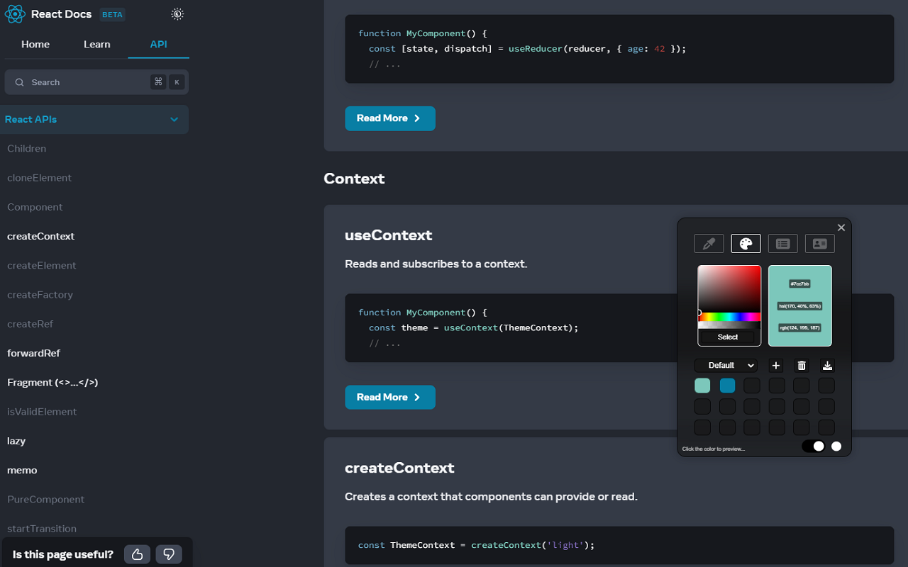 Chrome Color Picker chrome谷歌浏览器插件_扩展第2张截图