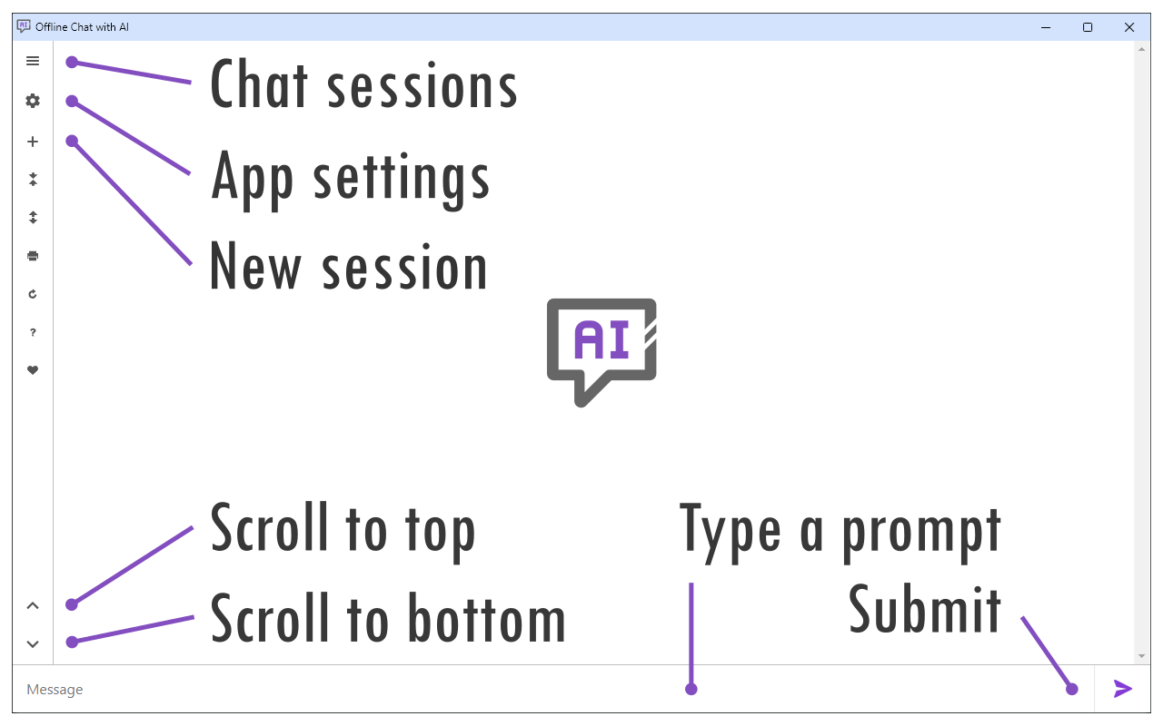 Offline Chat with AI chrome谷歌浏览器插件_扩展第2张截图