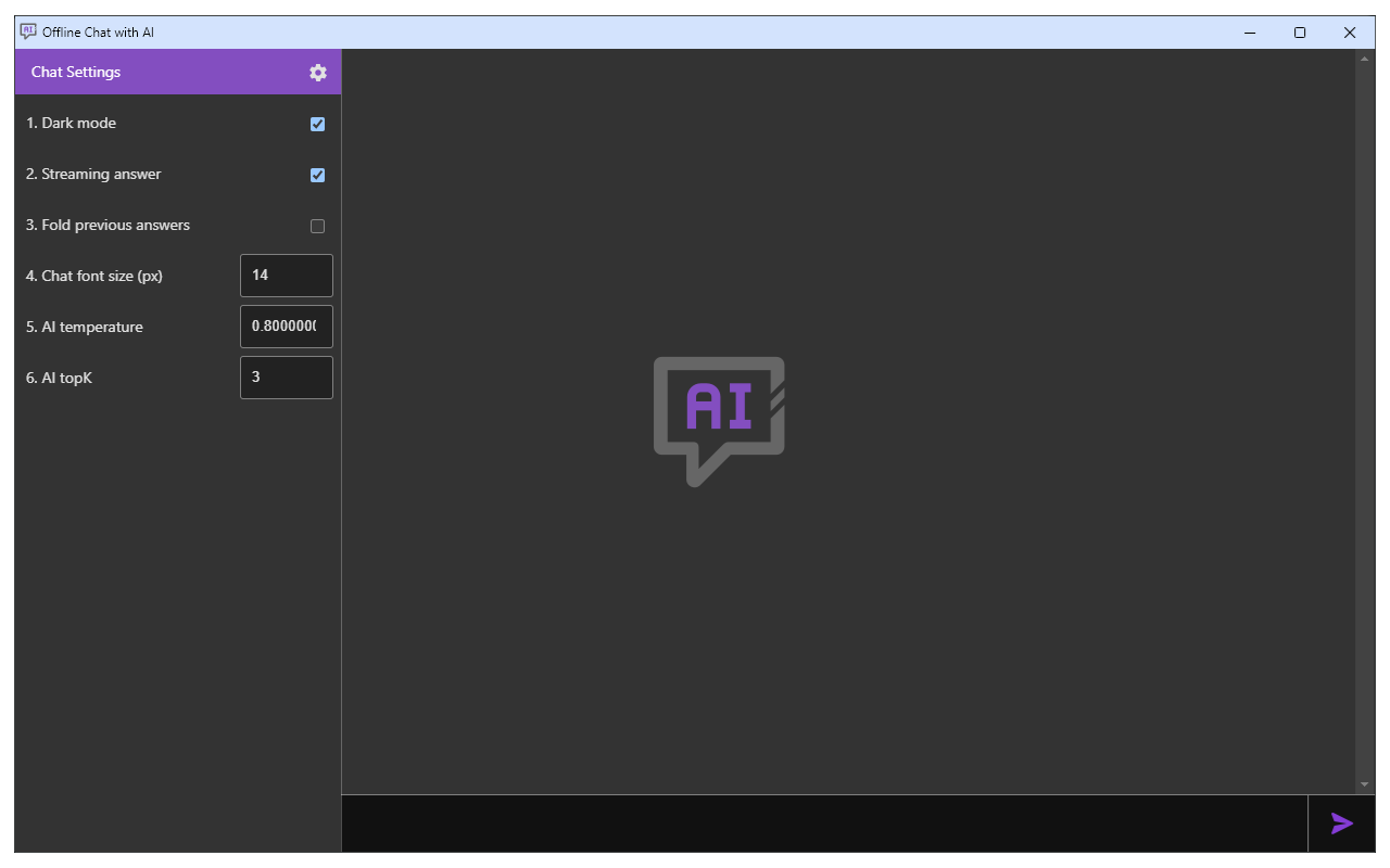 Offline Chat with AI chrome谷歌浏览器插件_扩展第4张截图