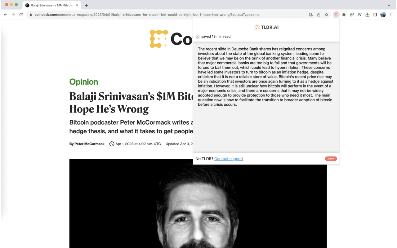 TLDR.AI chrome谷歌浏览器插件_扩展第1张截图
