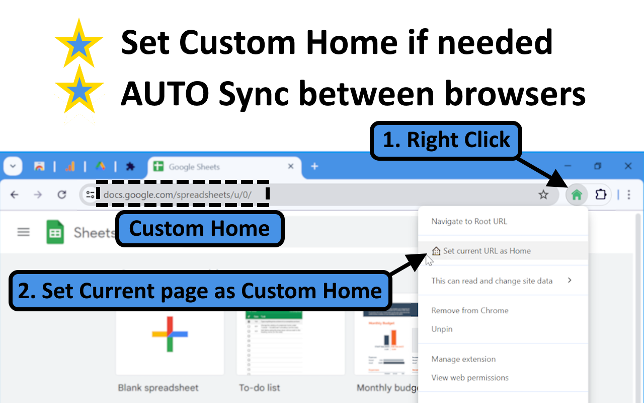 主页快速访问 chrome谷歌浏览器插件_扩展第1张截图