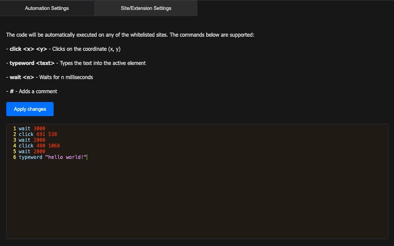 Simple Simulator chrome谷歌浏览器插件_扩展第2张截图