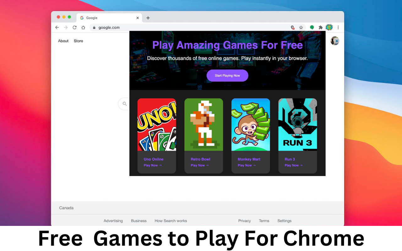 Free Games To Play chrome谷歌浏览器插件_扩展第4张截图