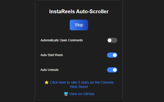 Instagram Auto-Scroller chrome谷歌浏览器插件_扩展第1张截图
