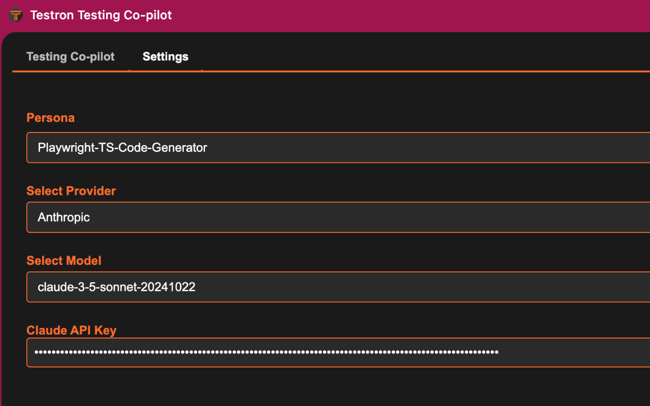 Testron Testing Co-pilot chrome谷歌浏览器插件_扩展第2张截图