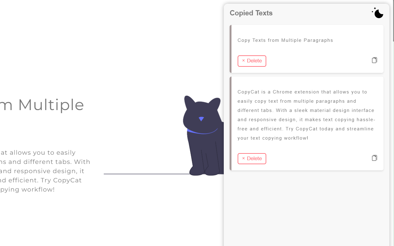 MyCopyCat chrome谷歌浏览器插件_扩展第1张截图