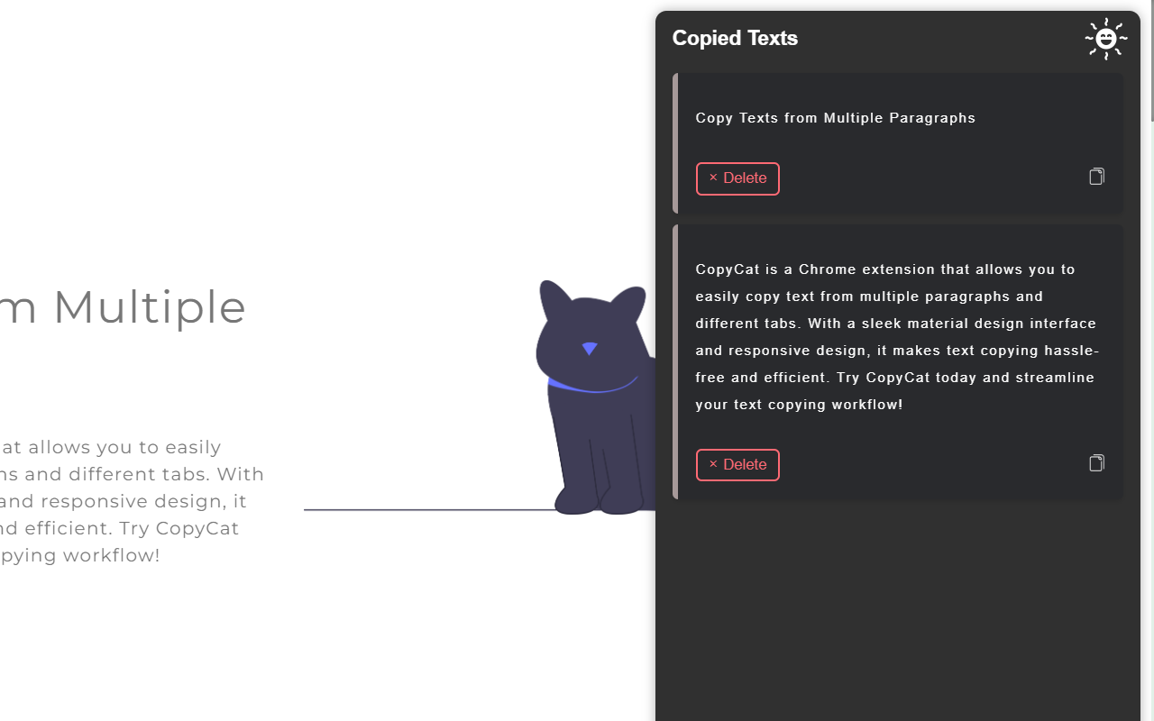 MyCopyCat chrome谷歌浏览器插件_扩展第4张截图